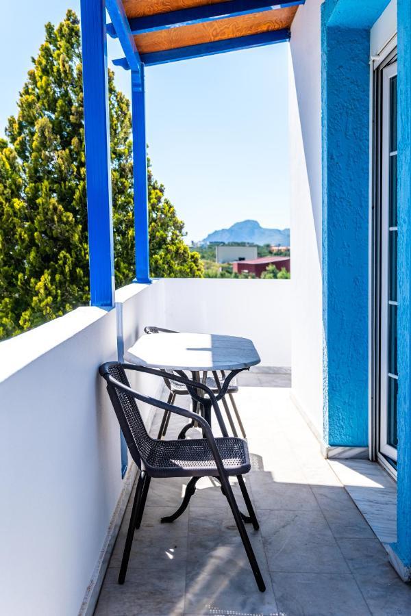 Anna Ageliki Aparthotel Damnoni Bagian luar foto