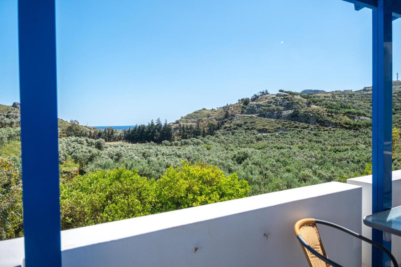 Anna Ageliki Aparthotel Damnoni Bagian luar foto
