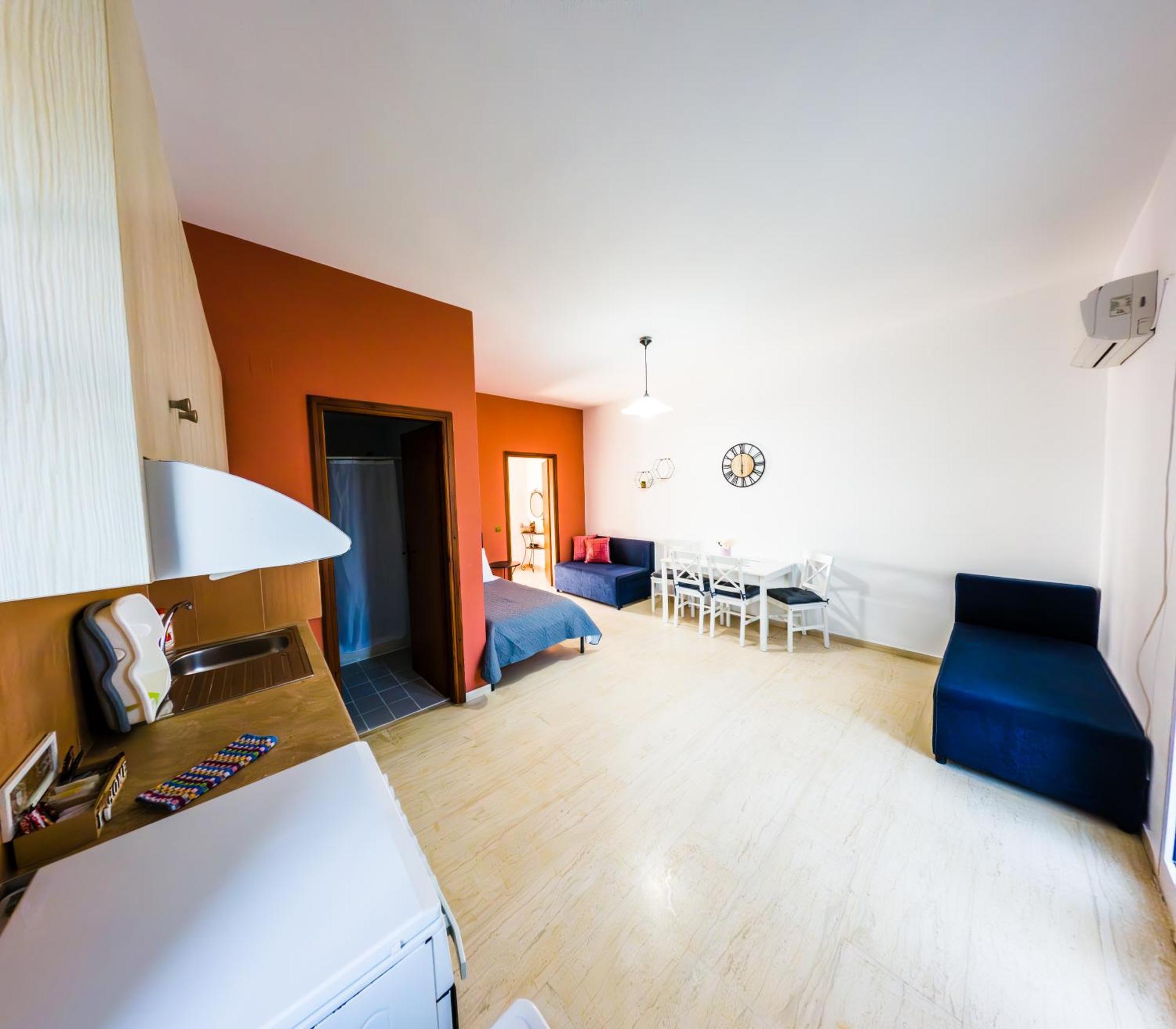 Anna Ageliki Aparthotel Damnoni Bagian luar foto